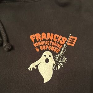 Francis manufacturing large like new hoodie